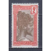 [1784] Французские колонии. Мадагаскар 1930. Культура и быт.Мужская прическа.2с. МNН