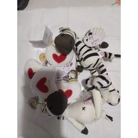 Плюшевые мини игрушки NICI(Ники Германия) MGA Entertainment (одним лотом 12 ед.)