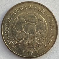 Польша 2 злотых 2006 г. Чемпионат мира по футболу 2006