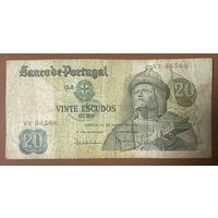 Банкнота 20 эскудо 1971 год. Португалия