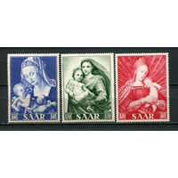 Саар - Французский протекторат - 1954 - Искусство - [Mi. 351-353] - полная серия - 3 марки. MNH.  (Лот 100GQ)-T41P12