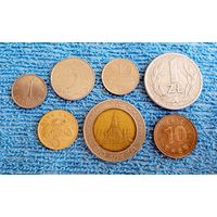 7 монет стран Европы и Азии