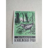 Спичечные этикетки ф.Пинск. Беловежская пуща