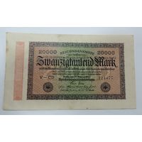 20000 марок 19123 г. Германия.