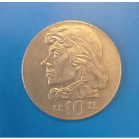 Польша 10 злотых 1971 год Тадеуш Костюшко состояние