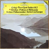 Grieg, Sibelius, Berliner Philharmoniker, Herbert von Karajan – Peer Gynt Suites 1 & 2 / Pelleas Et Melisande