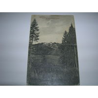 Открытка старинная начало XX в. Почта Пинск 1910 год Германия Розенау Елеонская гора Подписана прошла почту Марка