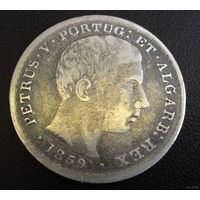 Португалия 500 эскудо 1859 г.