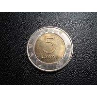 Литва 5 лит 2009