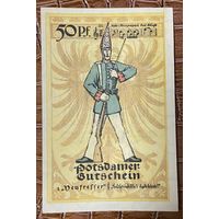 Нотгельд 50 пфеннигов 1921 год. Потсдам . Веймарская республика