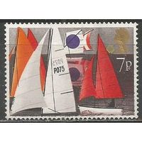 Британия. Парусная регата. 1975г. Mi#672.