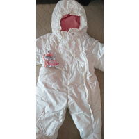 Комбинезон белый (Бимоша) для девочки рост 68