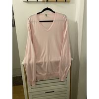 Джемпер Beneton нежно-розовый, хлопок