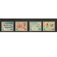 Фареры-1989(Мих.186-189) , **  ,   Спорт, Футбол (полная серия)