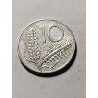 Италия 10 лир 1955