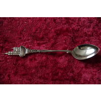 Ложка с серебрением сувенирная коллекционная  В27
