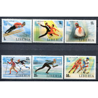 Либерия - 1980г. - Зимние Олимпийские игры в Лейк-Плэсиде - полная серия, MNH [Mi 1168-1173] - 6 марок