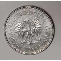 Польша 1 злотый, 1988