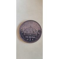 Швеция 1 крон 2007