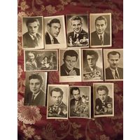 Открытки Артисты кино СССР, 41 шт