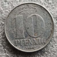 Германия - ГДР 10 пфеннигов  1980 г.