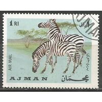Аджман. Авиа. Зебры. 1969г. St#551,.