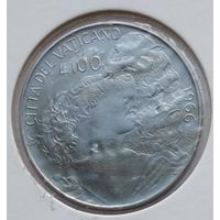 Ватикан 100 лир 1966 г. В холдере