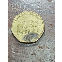 Танзания 50 шиллингов 1996 года .