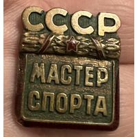Мастер спорта СССР ранний. Тяжелый металл. С документом. Редкий номер награждения, вторая тысяча