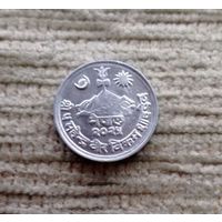 Werty71 Непал 1 пайс 2025 1968 Гора Цветок