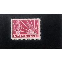 Великобритания\285с\  Ньясаленд.1938  Король Георг VI. Леопард. SG132