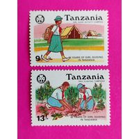 Танзания. Пионеры. Скауты. ( 2 марки ) 1990 года. 5-17.