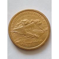 США 1 доллар 2023 г Серия Инновации ,,Лодка Хиггинса'' UNC