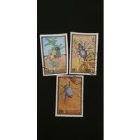 Монголия жуки 3шт