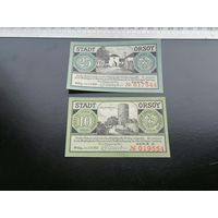 Германия-нотгельд  10  25 пфеннингов 1921 Orsoy Орсой Райнберг Северный Рейн-Вестфалия