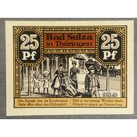 Нотгельд Бад-Зульца 25 пфеннигов 1921 год. Веймарская республика