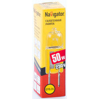 Лампа галогенная капсула G6.35 Navigator JCD 230V 50W