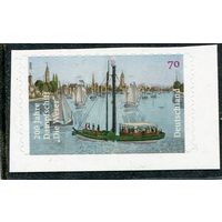 Германия. 200 лет пароходу Везер (самоклейка)