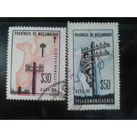 Мозамбик, колония Португалии,1965. Доплатная марка. Телефонная, телеграфная свять