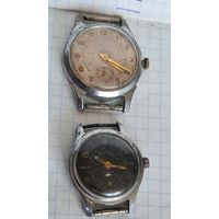 С 1 РУБЛЯ ! ЛОТ ДВОЕ ЧАСОВ НАРУЧНЫЕ ВОСТОК ПОБЕДА  СССР