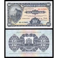 Гибралтар 10 шиллингов образца 2018 года UNC pw41