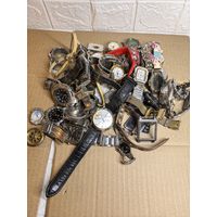 Лот часов на запчасти или восстановление. С рубля без МЦ. Всё с рубля без МЦ.