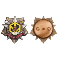 Знак 100 лет Войскам РХБЗ