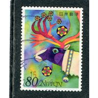 Япония. Поздравительная марка