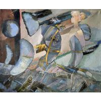 Жилин Е.И. "Нашествие", 1992 год; "Прогулка над землей", 2002 год.