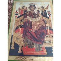 Икона Всецарица 24/20 позолота