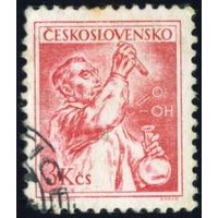 Стандартный выпуск. Профессии Чехословакия 1954 год 1 марка