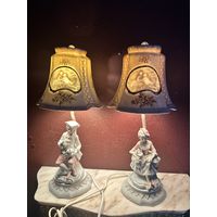 Шикарные настольные парные лампы, Европа, много лотов с рубля