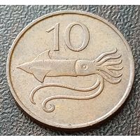 Исландия 10 эйре, 1981    ( 1-1-7 )
