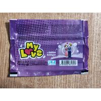 Обёртка от жвачки My Love (фиолетовая)